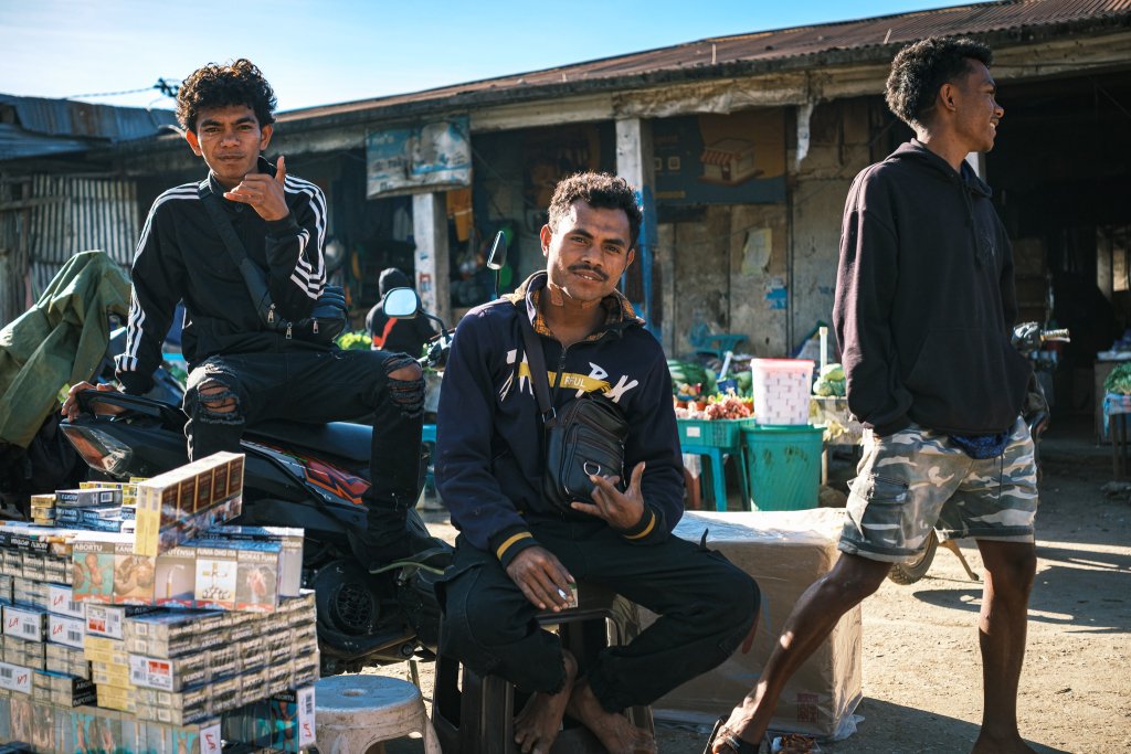 Turgaus prekiautojai.