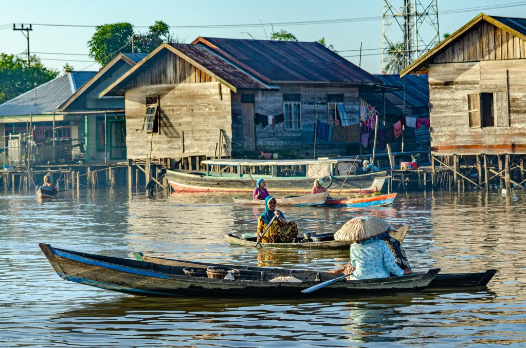 Banjarmasin, Borneo, Indonezija 2015 m.